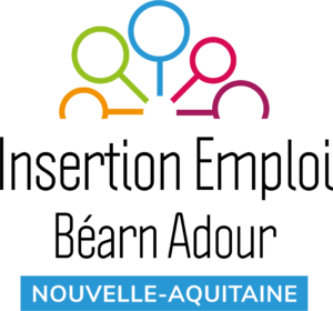 Logo d'Insertion Emploi BéarnAdour Nouvelle-Aquitaine et icône sur la plateforme de l'emploi des Luys en Béarn Jobenluys.